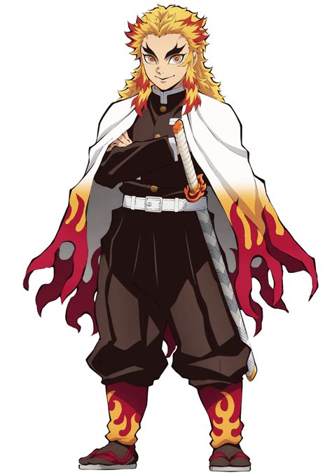 Demon Slayer Personnage Kyojuro Rengoku Png Transparents Stickpng