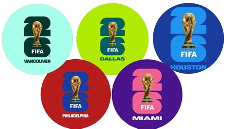 Ciudades Sede De Copa Del Mundo 2026 Revelan Sus Logos Oficiales Tudn