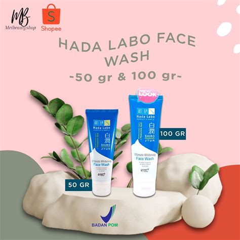 Jual Hada Labo Shirojyun Ultimate Whitening Face Wash 50gr 100gr