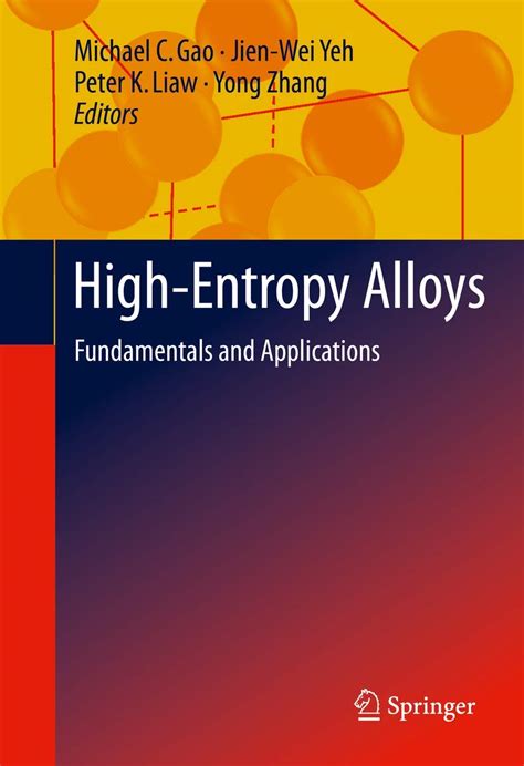 High Entropy Alloys Fundamentals And Applications Amazon Co Uk Gao