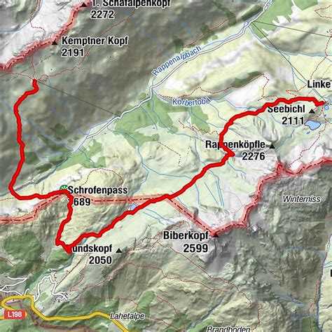 Von der Mindelheimer Hütte zur Rappenseehütte BERGFEX Wędrówka