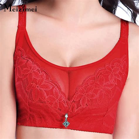 Meizimei Sexy Bh Push Up Bra Underwear Women Plus Size Bras 95 C D Full