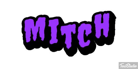Mitch Name Animated  Logo Designs