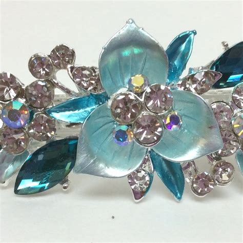 Enamel Barrette - Etsy