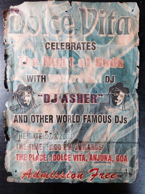 Old Goa Trance Party Flyers Trancentral