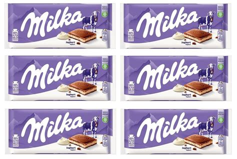 Buy X Milka Yoghurt Alpine Milk Chocolate Filled With Skimmed Milk