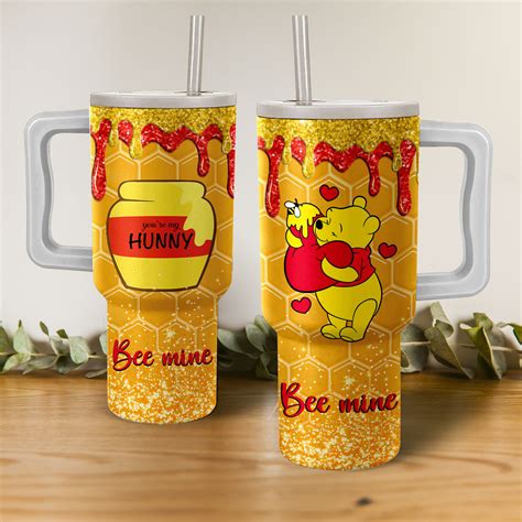 Winnie The Pooh Disney Cartoon Custom Stanley Cup 40 Oz 30 Oz Tumbler