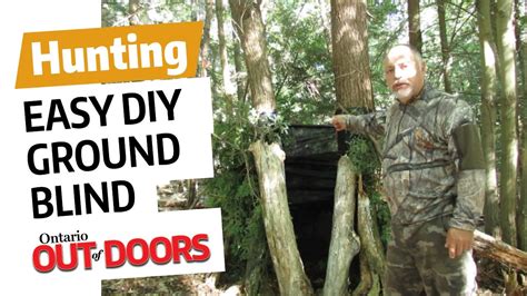 Homemade Deer Hunting Ground Blinds - Bios Pics