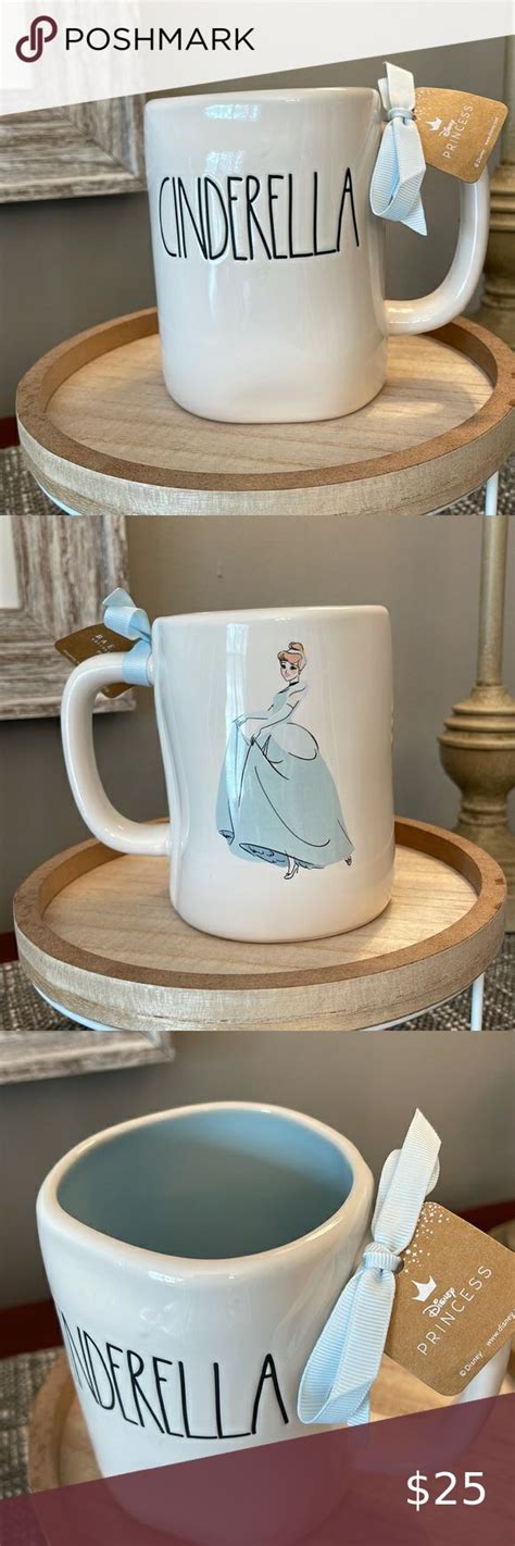 Rae Dunn Disney Princess Cinderella Artisan Collection Mug Nwt Disney