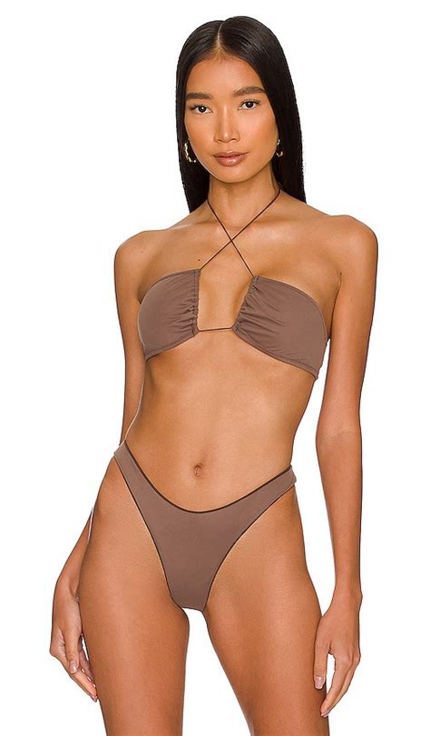 TROPIC OF C Camilla Bikini Topbrown Driftwood Editorialist