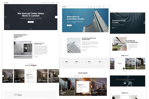 Architecture Psd Template Creative Templates Creative Market