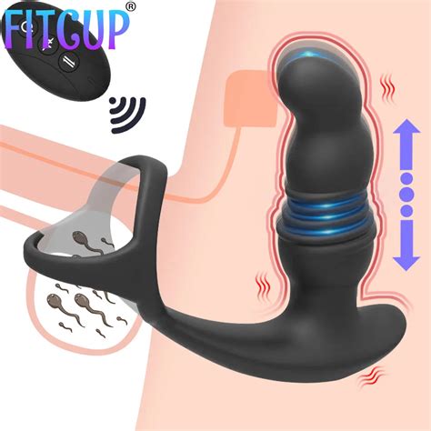 Anal Plug Telescópico Masculino Masaje de próstata Vibradores para