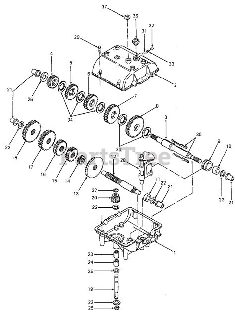 Cub Cadet Transmission Diagram