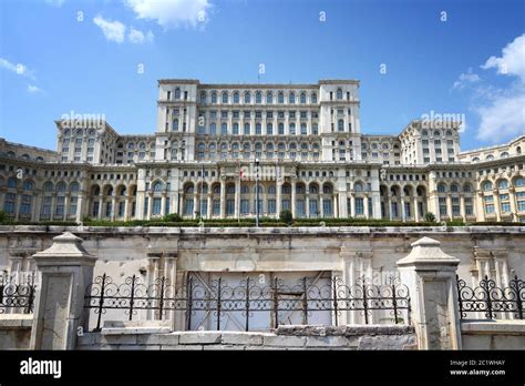 Palace of the Parliament of Romania - landmark in Bucharest, Romanian ...