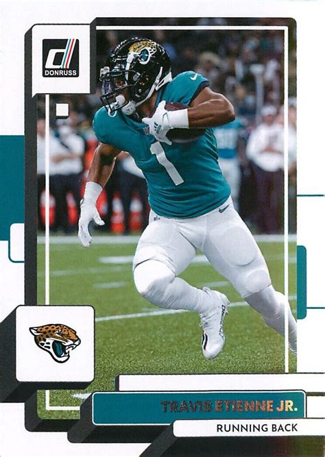 Travis Etienne Jr 2022 Donruss Football NFL Base Card 63 Jacksonville