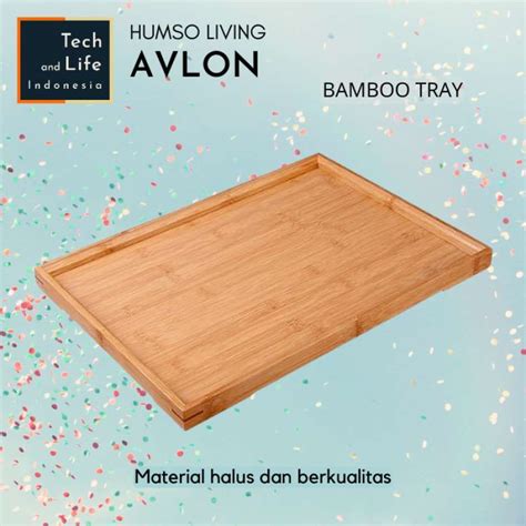 Promo Nampan Tatakan Baki Bambu Humso Avlon Japanese Style Tray Diskon