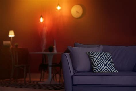 Premium Photo New Cozy Couch In Modern Room Interior