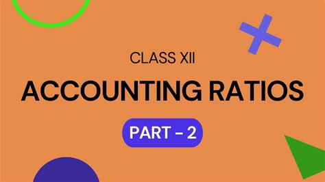 Accounting Ratios Class 12 Part 2 Nce Vijay Mehta Sir Youtube