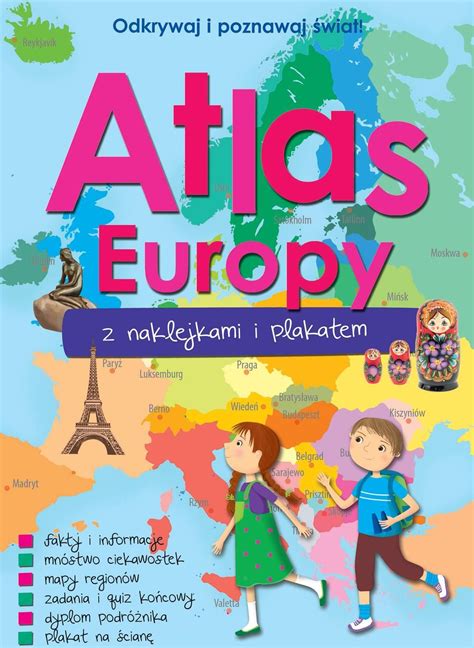 Atlas Europy Z Naklejkami I Plakatem Ceny I Opinie Ceneo Pl