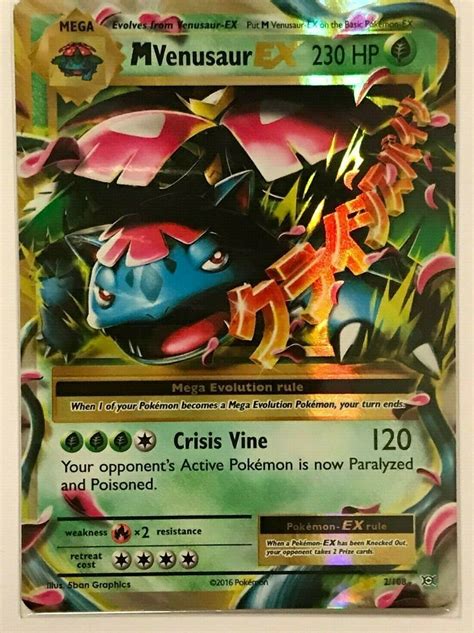 Venusaur Mega Evolution Card