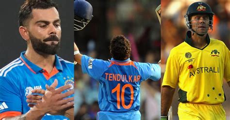 Virat Kohli Now Levels Ricky Ponting Odi Record Surpasses Sachin