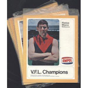 1968 Ampol VFL Champions Player Folders Record Set Sporting AFL