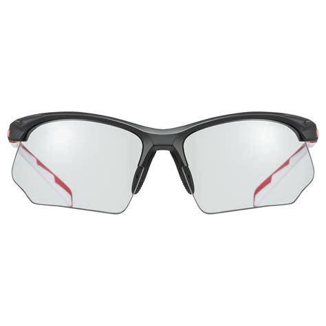 Uvex Sportstyle V Black Red White Smoke Sportbrillen Uvex Sports