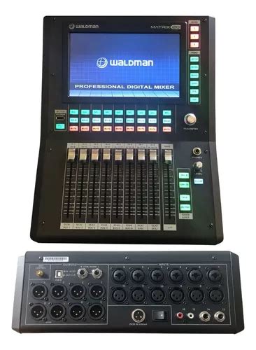 Mesa De Som Digital Waldman Profissional Mixer Canais Bi