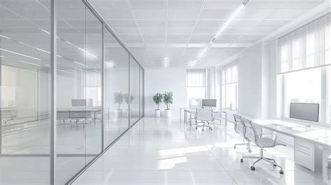 Premium Photo | Modern minimal office interior
