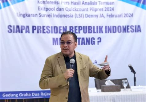 LSI Denny JA Prabowo Menang Satu Putaran Sinpo Id