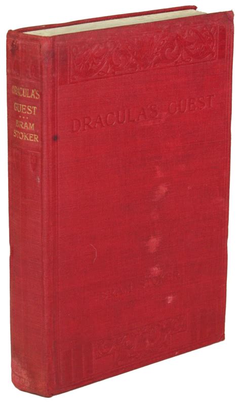 Dracula S Guest And Other Weird Stories By Stoker Bram First