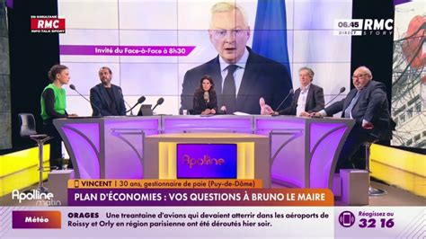 J ai 4 propositions pour Bruno Le Maire Vincent auditeur dévoile