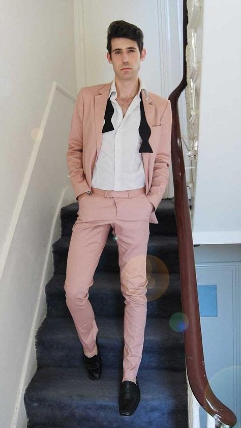 Blush Pink Suit For The Groom Groom Style Pink Suit Men Mens Suits