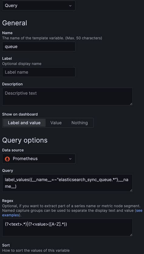 Prometheus Grafana Query Variable Regex Replacement Stack Overflow