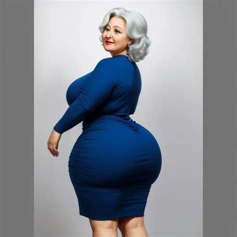 Best Ai Photo Granny Big Booty Wide Large Hips Big Tight