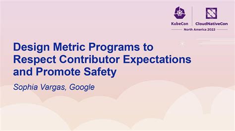 Design Metric Programs To Respect Contributor Expectations And Promote