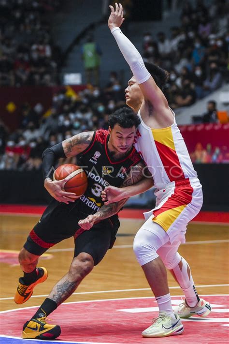 Fiba Asian Cup Indonesia Against China Antara Foto