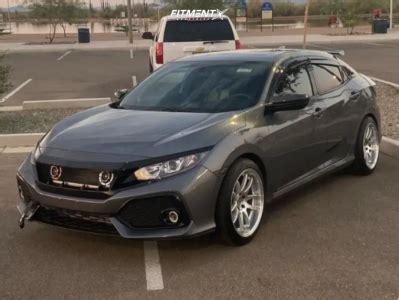 2018 Honda Civic EX With 18x9 5 Aodhan Ds02 And Toyo Tires 245x45 On