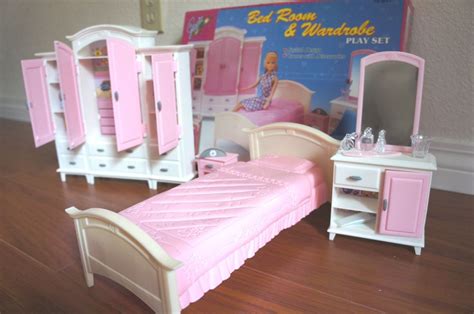 Barbie Glam Bedroom Furniture And Doll Set - Diy Projects