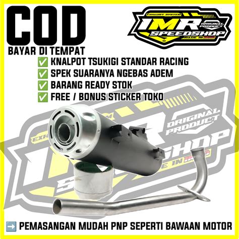 Jual Knalpot Copy Tzm Cms Tsukigi Standar Racing Mio Sporty Mio Smile