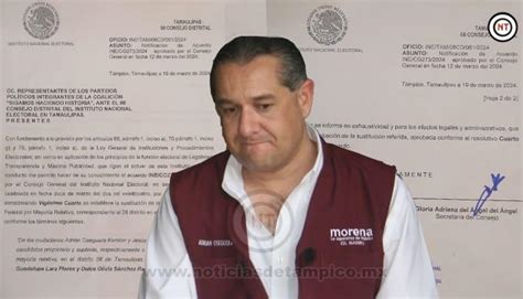 Tumba Morena A Adri N Oseguera Como Candidato A Diputado Federal Por