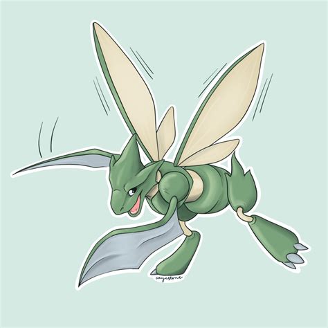 Artstation Scyther Solo Pokemon