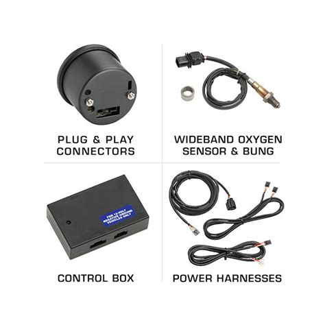 Glowshift Performance Gauge For Air Fuel Ratio Wideband Digital Lambda