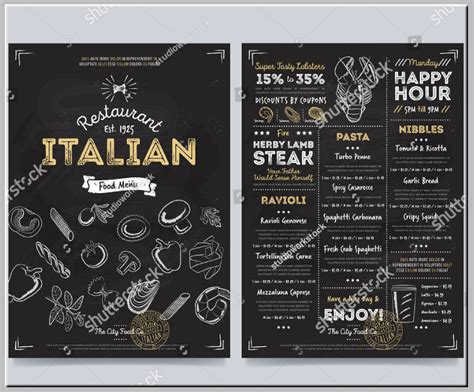 Italian Food Menu 27 Free Templates In PSD AI