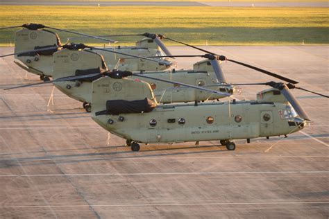 Dvids Images Us Army Ch 47 Chinook Helicopters On The Flight Line