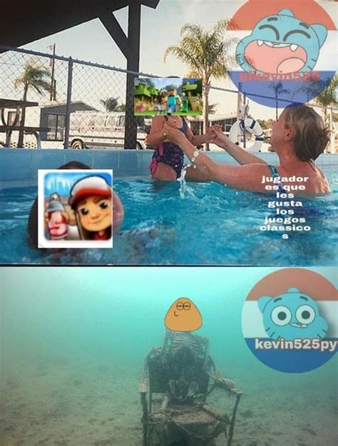 Memes De La Piscina Y Del Esqueleto Ahog Ndose Memes Divertidos