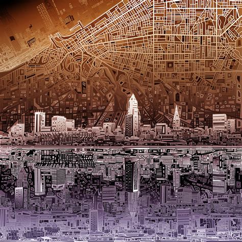 Cleveland Skyline Painting At Explore Collection