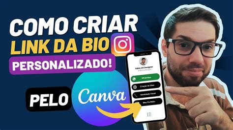 Como Criar Linktree No Canva Grátis Personalizado Passo A Passo Youtube