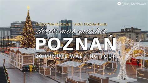 Christmas Market In Poznan MTP PL 4K WALKING TOUR Vlogmas 2023