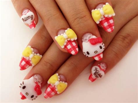 Hello Kitty Nails Hello Kitty Nails Hello Kitty Nails Art Red Nail